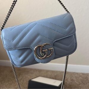 Gucci Marmont Super Mini Light Blue